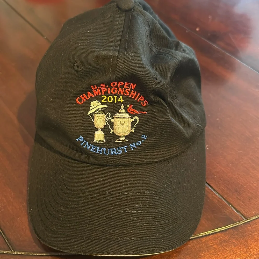 2014 US Open Pinehurst No. 2 USGA Golf Adjustable Cap/Hat Black USGA Member